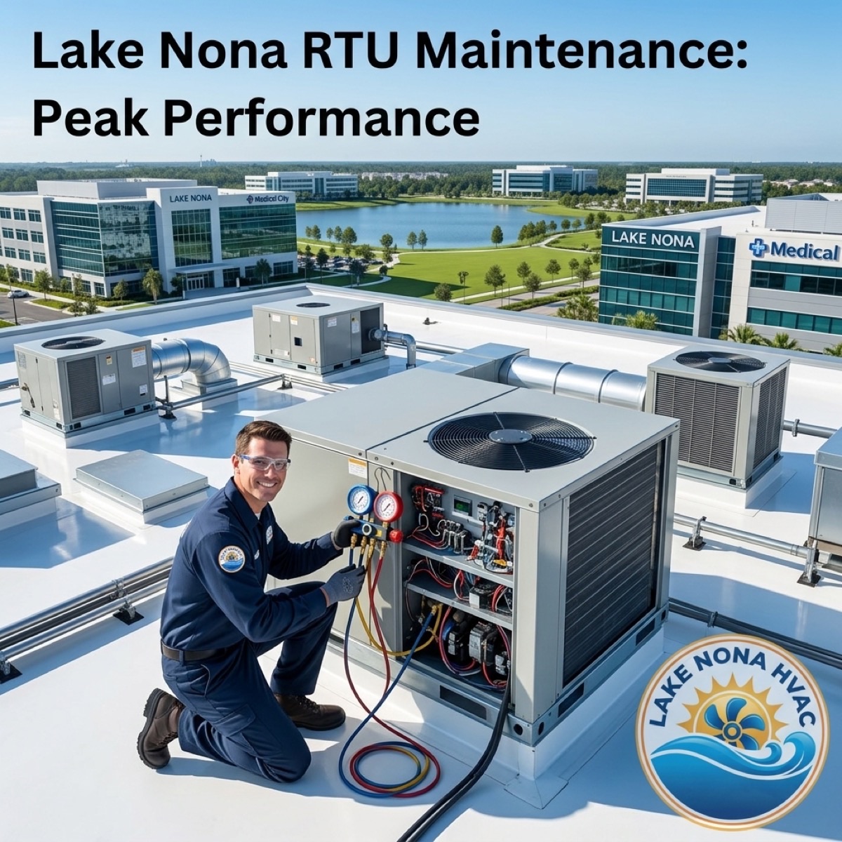 Commercial HVAC Rooftop Repair