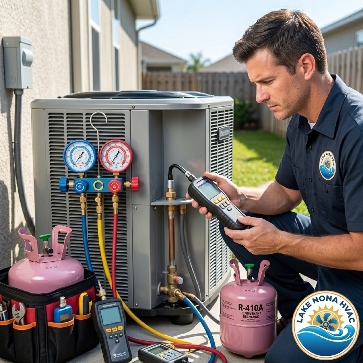 AC Refrigerant Leak Repair